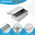 thumbnail image 3 of Uxcell Metal Tin Box 4.3 x 2.9 x 1.2 inch Rectangular Storage Tin Box with Lid Portable Tinplate Container, 3 of 6