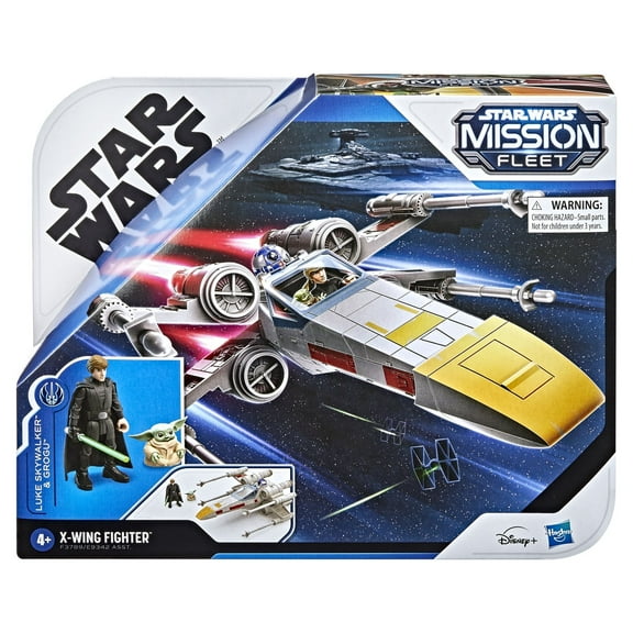 Star Wars Mission Fleet Luke Skywalker & Grogu X-Wing Fighter Action Figure and Vehicle