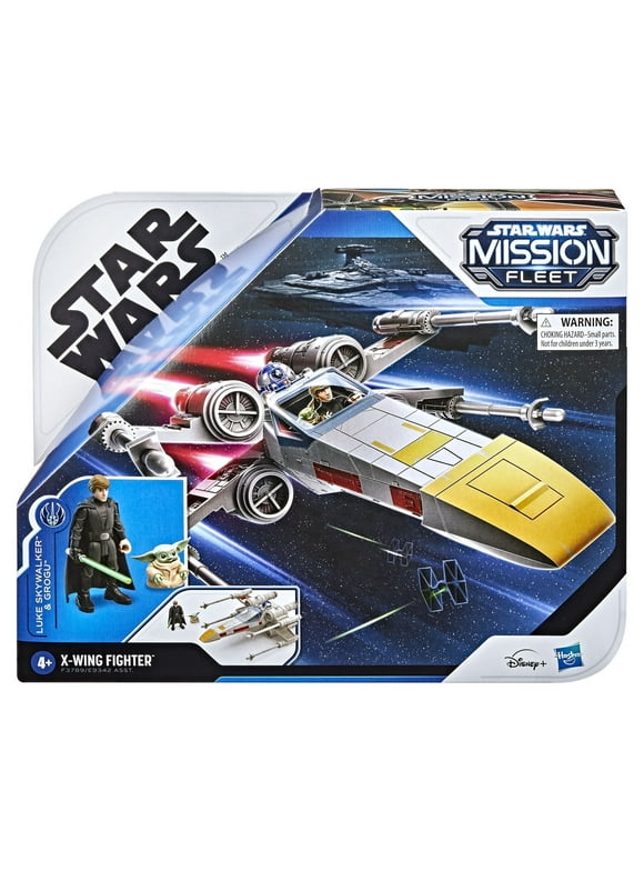 Star Wars Mission Fleet Luke Skywalker & Grogu X-Wing Fighter Action Figure and Vehicle