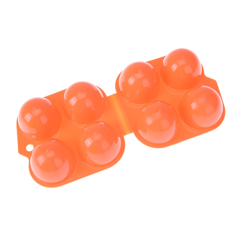 portable plastic container 4 eggs holder folding egg storage box handle