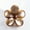 【Champagne Gold Flowers】, variant on Hawaiian flower hair clip, ladies' large flower hair clip, tropical hair clip, beach vacation accessories, sparkling gold