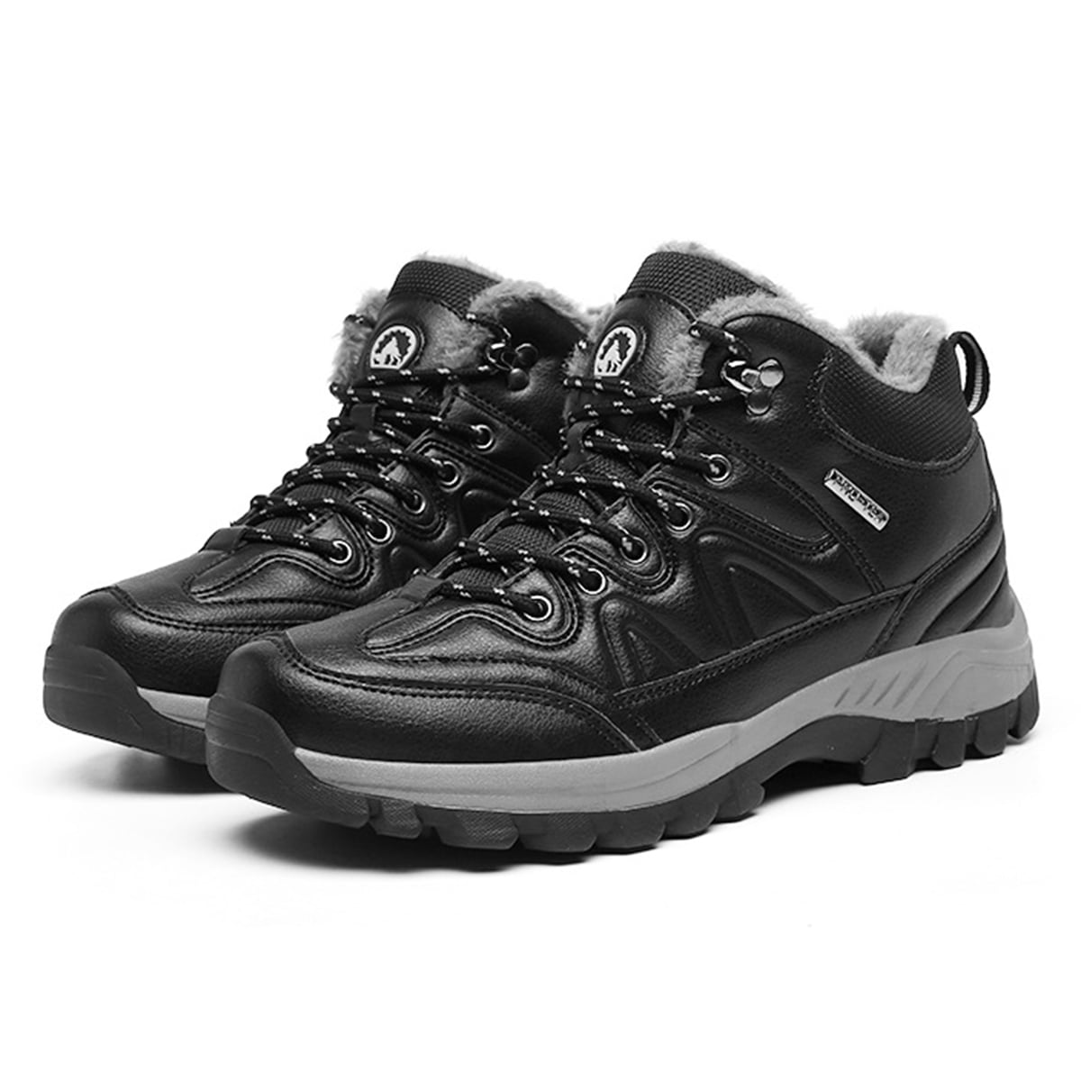 AUXDIQ Hiking Shoes Mens Waterproof Mountain Trekking Shoes Men Breathable Walking Shoes Outdoor Sports Winter Boots