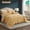 1 - Honey Gold - Paisley Stitched-Extra Wide Super King (128" x 120"), variant on Oversized King Bedspread 3 - Mauve Shadows - Ultrasonic Damask, Extra Wide Super King (128" x 120")