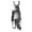 #01Dark Gray, variant on Women Cottage Witch Pumpkin Vine Maple Leaf Print Halloween Suspender Overalls Linen Blend Loose Jumpsuits Red M