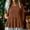 Brown, variant on Women's Crew Neck Short Sleeve Peplum Tunic Top with Gathered Hem, Solid Color Fashion Blouse, Versatile Casual Apparel for Summer & Fall Seasons Green XXL