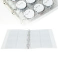 thumbnail image 4 of Badge Storage Book, Photo Sorting Transparent Collection Book Transparent Binder Storage Folder  For Photos For Coins For Badges Shell + 6 Hole Inner Page,Shell + 9 Hole Inner, 4 of 8