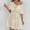 #193-Beige, variant on Warop Women's Lace Maxi Dress, Drawstring Waist with Bow Tie Belt, Casual Beach Vacation Maxi for Summer and Travel