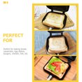 thumbnail image 3 of OULII Sandwich Press Stovetop Aluminum Non-stick Tool for Kitchenware 1Pcs, 3 of 8