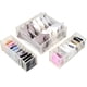 thumbnail image 1 of Organizador de ropa interior, caja de almacenamiento de 5 colores, cajón, armario, bufandas, calcetines, 1/3 unidades, 1 of 4