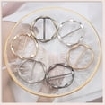 thumbnail image 5 of Women's T-Shirt Buckles, Scarf Ring, Belt Buckles for Women, Round Scarf Buckles, T-Shirt Clips, Scarf Clips Clothing Buckles Silk Scarf Rings Tee Shirt Clasps Knotted Alloy Fashion Clothespin, 5 of 7