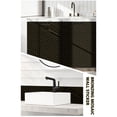thumbnail image 2 of Mosaic Sticker DIY Self-Adhesive PVC Waterproof Decals Oil-proof Cleaning Protect Kitchen Wallpaper Room Bedroom Restaurant Black Gold Geometry 10, 2 of 9
