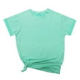 thumbnail image 5 of Lumtrix Summer Tops for Women Spring Short Sleeve Shirts Beach Vacation Plus Size Workout Tshirts Casual Clothes 2025 Mint Green XL, 5 of 6
