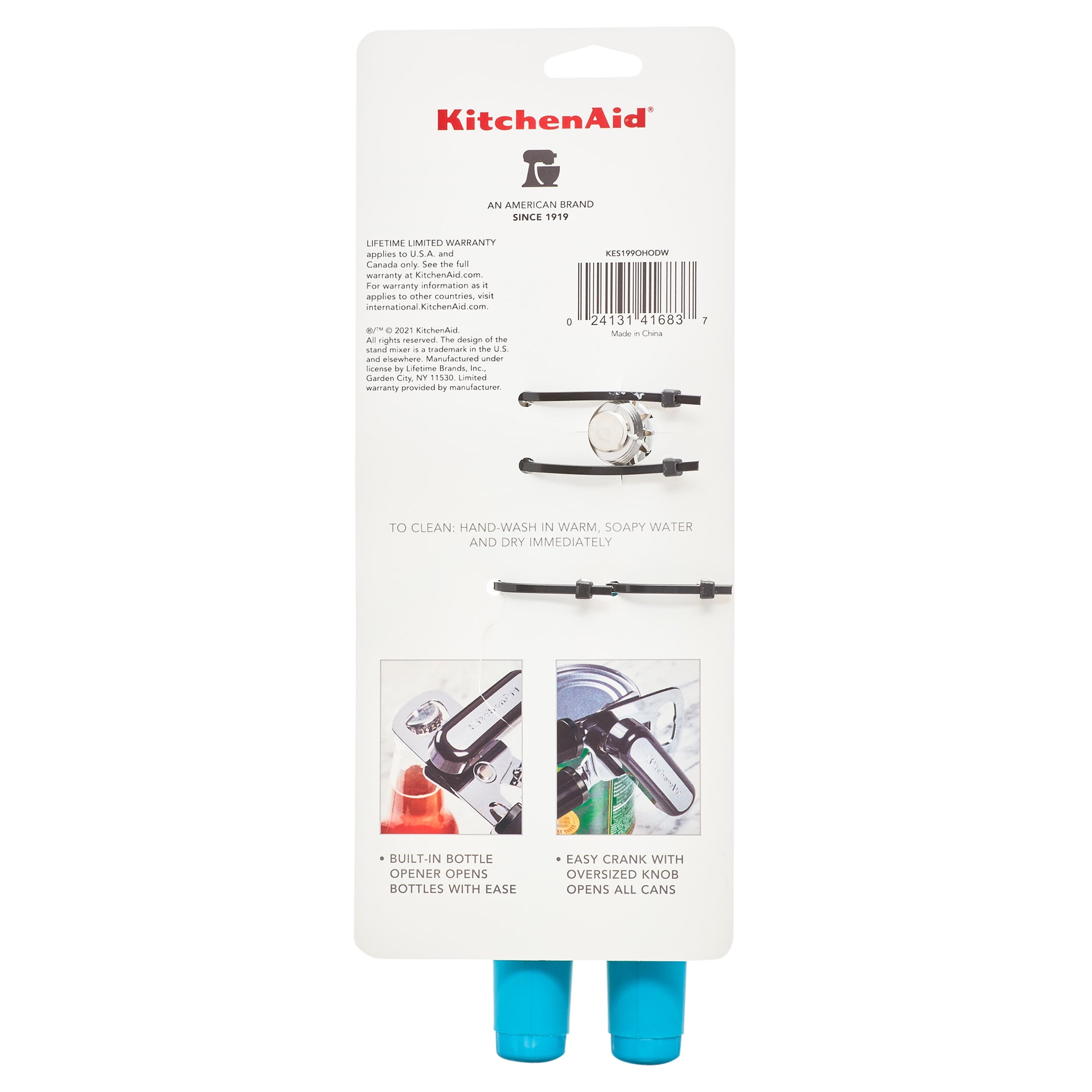 ハンドメイドcan can Kitchenaid Stainless Steel Multi-function Can Opener, Ocean