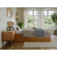 thumbnail image 5 of AFI Richmond Twin XL Wood Platform Bed with Footboard and Twin XL Trundle, Light Toffee, 5 of 14