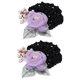 thumbnail image 5 of unbranded 2Ud Accesorios De Peinado Redes Y Clips Para Moños Color Púrpura Con Estilo, 5 of 8