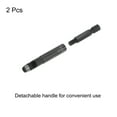 thumbnail image 3 of 2 Packs Leather Hollow Punch Hex Shank for Drills, 5mm Dia Hole Punch for Thick Fabrics Leathercraft Working, 3 of 4