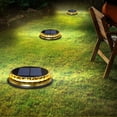 thumbnail image 4 of Lámpara de suelo con energía solar, impermeable, para jardín, camino, terraza, luces con 8 LED, lámpara solar para el patio de la casa, camino de acceso, césped, 4 of 5