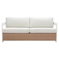 thumbnail image 6 of ZUO Gelo Sofa White & Brown, 6 of 11