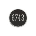 thumbnail image 1 of Whitehall 1033BS Round - 9" Diameter Wall - One Line- Black/Silver, 1 of 1