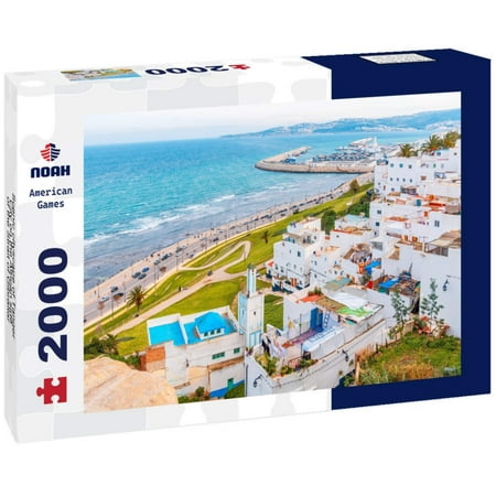Noah Jigsaw Puzzle Scenic cityscape of Tanger City on the African side of the Strait of Gibraltar, Morocco 2000 pieces