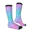 thumbnail image 3 of Balery Multicolor Glitter Fun Novelty Socks Men'S Women'S Crew Socks Funny Crazy Novelty Socks Quirky And Cool Socks, 3 of 9