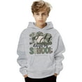 thumbnail image 4 of 100 Days of School Hoodie for Kids Boys Girls - Letter Graphic Long Sleeve Preppy Back to School Sweatshirt, 4 of 4