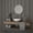 Gold, variant on Merrick Lane 30" Round Accent Mirror Round Black Metal Framed Wall Mount Mirror for Bathroom, Vanity, Entryway, Dining Room, & Living Room