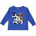 thumbnail image 3 of Inktastic I'm Three-cowboy Riding Horse Birthday Boys Long Sleeve Toddler T-Shirt, 3 of 5