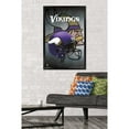 thumbnail image 2 of Minnesota Vikings 24.25'' x 35.75'' Framed Team Helmet Poster, 2 of 3