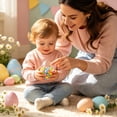 thumbnail image 6 of 1Pc Clear Plastic Egg, Transparent Easter Egg Fillable Big Plastic Easter Egg for Adult Easter Hunt Party Decoration, Clear Basket Stuffers Fillers Filling Treats Party Favor,2"×3", 6 of 9
