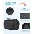 thumbnail image 5 of Electronics Organizer Travel Cable Bag Durable Fabric Tech Case for Chargers Cords Cables Power Bank Portable Universal Gadget Storage Pouch, 5 of 5