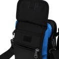 thumbnail image 4 of Riñonera de nailon para hombre y mujer, riñonera con soporte para botella, riñonera para el pecho, bandolera, accesorios para deportes al aire libre, Azul Macarena Paquete de cintura con cremallera, 4 of 8