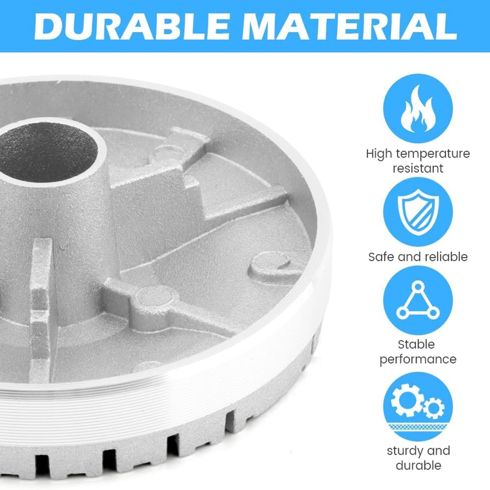 OIUR 8Pcs Gas Stove Burner Cover Easy Installation High Temp Resistant Electric Stove Cover for Samsung for LG for MATAG Stovetop