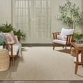 thumbnail image 2 of Nourison Courtyard 10' x 14' Jute Ivory Modern Indoor/Outdoor Rug, 2 of 11