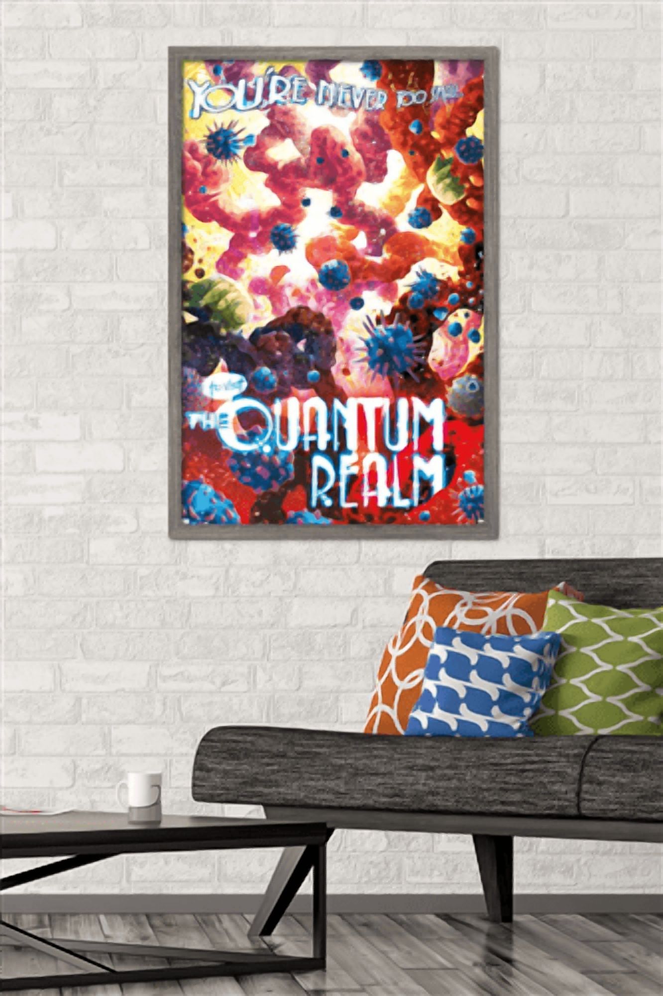 Marvel: Hero Lands - Quantum Realm Wall Poster, 22.375" x 34" Framed