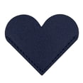 thumbnail image 3 of TNOBHG Faux Leather Heart Bookmark 2pcs Simple Heart Shape Bookmarks Handmade Artificial Leather Label Notepad Label Book Reading Bookmarks Wipe Clean, 3 of 8