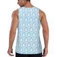 thumbnail image 3 of Easygdp Cartoon Rabbit Men's Tank Top, Sleeveless Muscle T Shirts, Breathable, Quick-Dry, Loose for Gym, Running, Fitness - Small, 3 of 9