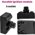 thumbnail image 4 of SHIQI-Grill Igniter Kit,Electronic Ignition Module and Switch Button with Wires for Charbroil Ignitor, Replacement for CharBroil Ignition Systems and Most CharBroil Gas Grills,5 Outlets, 4 of 4