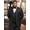 Black, variant on Plus Size Men’s 3 Piece Suit Set Blazer Vest Pants Business Formal Wedding Elegant Attire