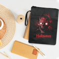 thumbnail image 4 of HELLHERO Halloween Skull Pattern Book Organizer Bag with Waterproof Polyester Fabric Book Sleeve Cover with Lightweight for Paperbacks Notebook Book Storage, 4 of 8