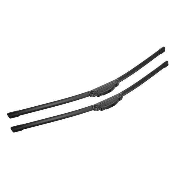 Unique Bargains 2pcs 24" 24" Silicone Front Windshield Wiper Blade Replacement Set for Honda Fit 2002-2008 J / U Hook