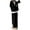 Black, variant on Womens Loose Thick Casual and Comfortable Two-Piece Knitted Sweater Long Sleeved Pants Solid Color Knitted Suit Two Piece Travel Suit Set S-122 White One Size