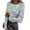 Light Blue, variant on Womens Tops Long Sleeve Retro Floral Print T-Shirts Slim Fit Going Out Tees Blouses Casual Crew Neck Fall Summer Tops Dark Purple M