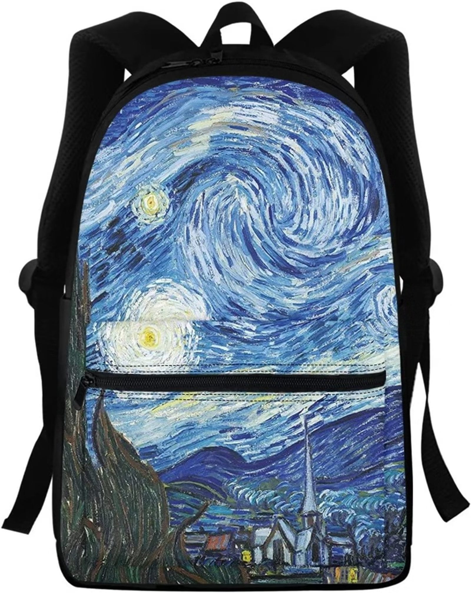 FKELYI Van Gogh Starry Night Back Pack,Casual High Teens Children