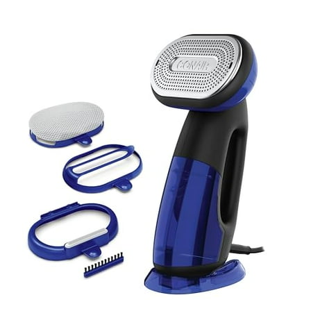 Conair GS108C Extreme Steam Handheld & Iron 2-in-1 with Turbo (Steam or Press) Blue, 1875W Advanced Steamer for Clothes