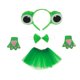 thumbnail image 2 of 4 Pcs Colección de Disfraz de Rana Vestuarios de Cumpleaños Fiesta de Cumpleaño Sunnimix Frog Fancy Dress Set, 2 of 8