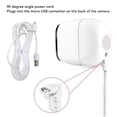 thumbnail image 4 of Charging Power Cable Cord for Arlo Pro, Weatherproof Outdoor Power Cable with Water Resistant Silicone Ring for Arlo Pro 2, GO Light, 4 of 7