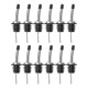 thumbnail image 1 of Juego de vertedores de acero inoxidable con tapón para botellas de licor (12 unidades), 1 of 3