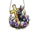 thumbnail image 2 of Fmlxio Easter Bunny Basket Cute Easter Bucket Bags Easter Basket for Kids Easter Decorations,Candy Gifts Storage Up to 35% off, 2 of 5
