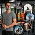 thumbnail image 5 of Kiwi Rata Sauna Shirt for Men Sweat Sauna Suit for Gym Exercise Compression Shirt Workout Shapewear, 5 of 6